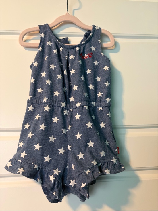 Levi's Other - Levi's Navy Blue and White Star Print Baby/Toddler One-Piece Romper